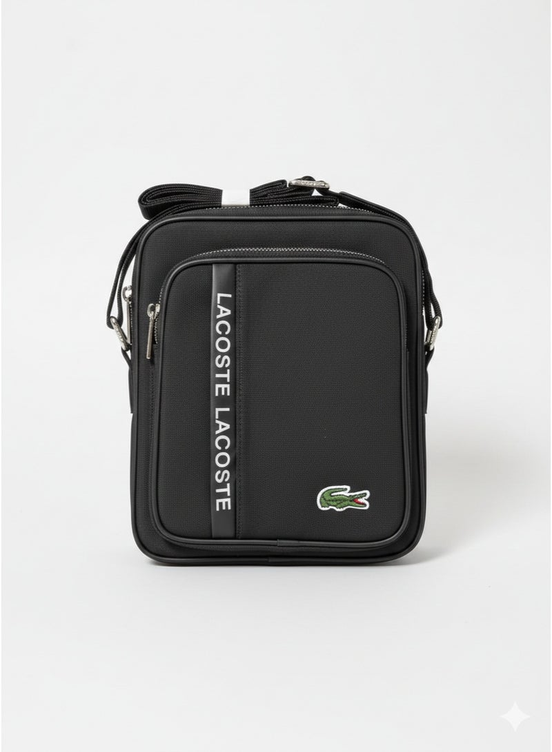 Lacoste Men's Vertical Camera Bag - Classic Black - Image 1